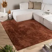 FRAAI Tapis scandinave | Lova Frames Terracotta | 230x330cm | Terracotta | Rectangulaire | Tapis
