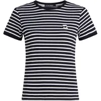 Karl Lagerfeld T-shirt 'Ikon' noir / blanc