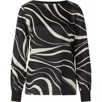 s.Oliver Black Label Chemisier noir / blanc