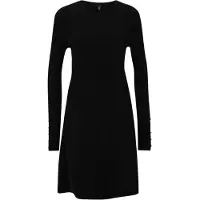 Only Tall Robes en maille 'ONLNATASCHA' noir