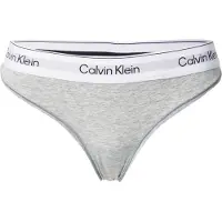 Calvin Klein Underwear String gris chiné / noir / blanc