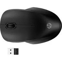 HP Souris sans fil 255 Dual, ambidextre, optique, sans fil RF + Bluetooth, 1 600 DPI, noire