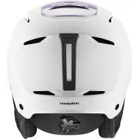 Uvex Resolution, casque de ski, blanc/violet