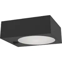 Eglo DARFANO, carré, 1 ampoule, 4000 K, IP54, noir