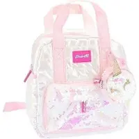 Nice Group Mini-Puff-Rucksack mit weissem Portemonnaie