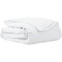 vidaXL Couette 2 en 1 Blanc 200 x 200 cm Plume