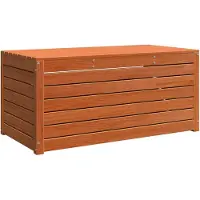 vidaXL Boîte de rangement brun cire 101 x 50,5 x 46,5 cm Bois composite