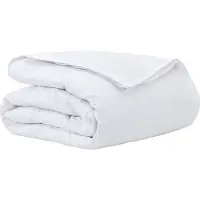 vidaXL Couette 2 en 1 blanche 155 x 200 cm en plumes