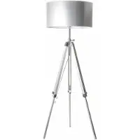 Artdelight Lampadaire tripode Jewel 150cm blanc avec gris