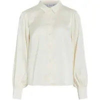 Vila Enna Ravenna Long Sleeve Shirt Blanc 34 Femme