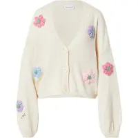 OH APRIL Cardigan 'Harriet' bleu ciel / lavande / rose clair / blanc cassé