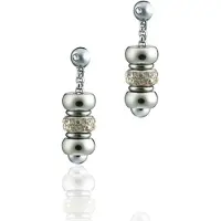 Time Force Boucles d'oreilles - - TS5137PS - Acier - Argenté - Oxyde de zirconium