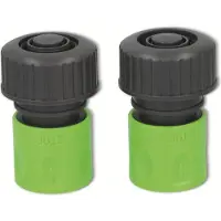 Kinzo Raccord de tuyau d'arrosage, 3/4 ", 2 pièces