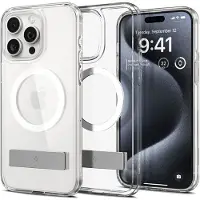 Spigen Coque Ultra Hybrid S MagSafe pour Apple iPhone 15 Pro Max - Transparent