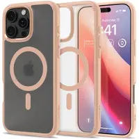 Spigen Coque Ultra Hybrid MagSafe pour Apple iPhone 16 Pro Max - Titane Rose