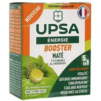 Upsa Énergie Booster – Effet coup de fouet – 20 comprimés effervescents 20 pc(s) Comprimés Effervescents