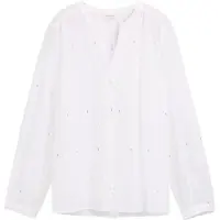 Tom Tailor 1045252 Long Sleeve Blouse Blanc 40 Femme