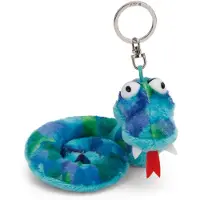 Magni Unisexe, Porte-clés, NICI Schlüsselanhänger Schlange Zsa Zsa 10cm, Multicolore, Bleu, Vert
