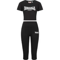 Lonsdale Survêtement 'Ixworth' noir / blanc