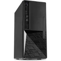 Inter-Tech S-703, Ordinateur de bureau, PC, noir, micro ATX, Mini-ITX, acier, 11,5 cm