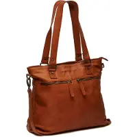 The Chesterfield Brand sac shopper sac d'ordinateur portable pour ordinateur portable Rome Shopper Cognac marron clair