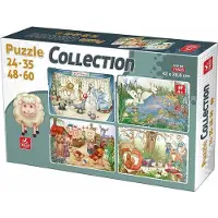 D - Toys DEICO Puzzle Amis des animaux 4in1 (24,35,48,60 pièces)