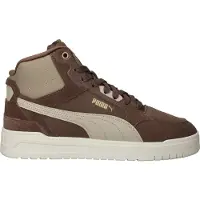 Puma Shuffle Downtown Sneakers Hoog - middel bruin - Maat 43