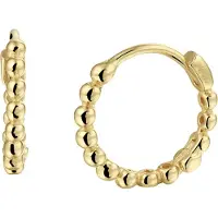 Marie-Celeste Celeste Klapoorringen Bolletjes - Gold, (Or jaune 14 carats)