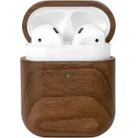 Woodcessories ECO505 AirCase Schutzhülle für Apple AirPods 1. und 2. Generation braun