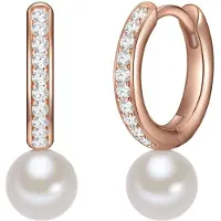 Valero Pearls Boucles d'oreilles or / blanc perle