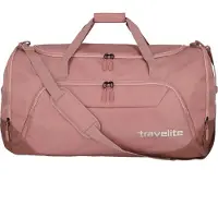 Travelite Sac de voyage rose / lie de vin / blanc