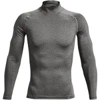 Under Armour Heatgear Armour Comp Mock Long Sleeve T-shirt Gris L / Regular Homme