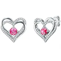 Rafaela Donata Boucles d'oreilles rose / argent