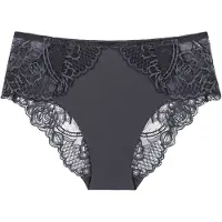 Triumph Slip ' Wild Peony Florale ' gris foncé