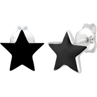 Elli Boucles d'oreilles 'Stars' noir