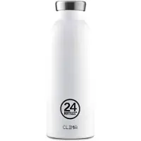 24Bottles Gourdes 'Clima 500 ml' noir / blanc