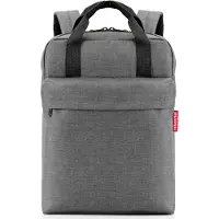 Reisenthel sac à dos de journée sac à dos pour ordinateur portable Allday Backpack M 15L Twist Silver gris
