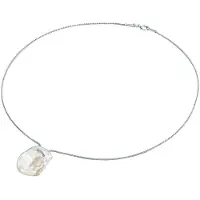 Valero Pearls Chaîne argent / blanc perle