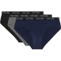 Hom Slip bleu marine / gris chiné / noir / blanc