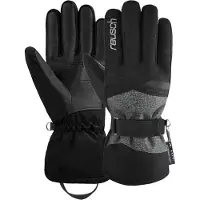 Reusch Gants de sport 'Hellen' gris clair / gris chiné / noir