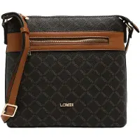 L.credi sac à épaule bandoulière Filiberta Crossbody Bag Brown marron foncé