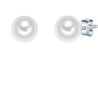 Rafaela Donata Boucles d'oreilles argent / blanc perle