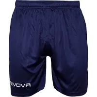 Givova Short - - Capo Interlock - Bleu marine - Interlock 100% polyester - Respirant