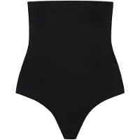 Bye Bra Femmes, Sous-vêtements, Shapingslip Soft Touch Seamless High Waist Thong, Noir, (Une unité par pack, M)