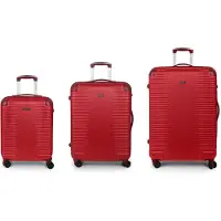 Gabol Ensemble de bagages rouge foncé
