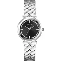GUESS Montre à affichage analogique argent