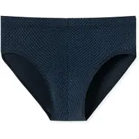 Schiesser Slip ' Mini ' bleu foncé
