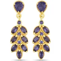 Rafaela Donata Boucles d'oreilles marine / jaune d'or