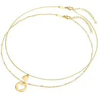 Eastside Parure de bijoux jaune d'or