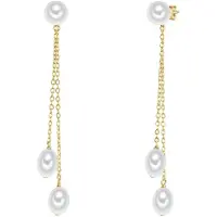 Valero Pearls Boucles d'oreilles jaune d'or